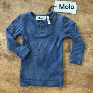 Molo longsleeve knit top sz 9m blue